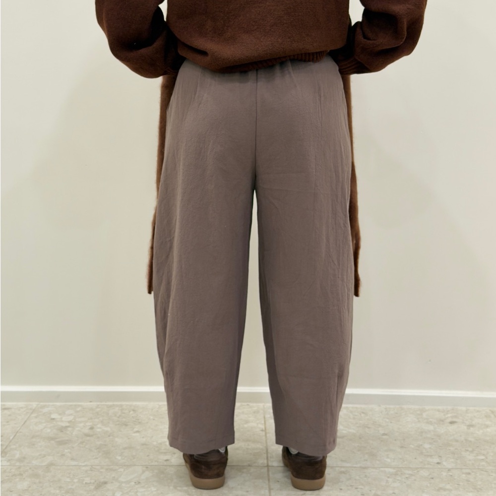 Petite casual barrel pants